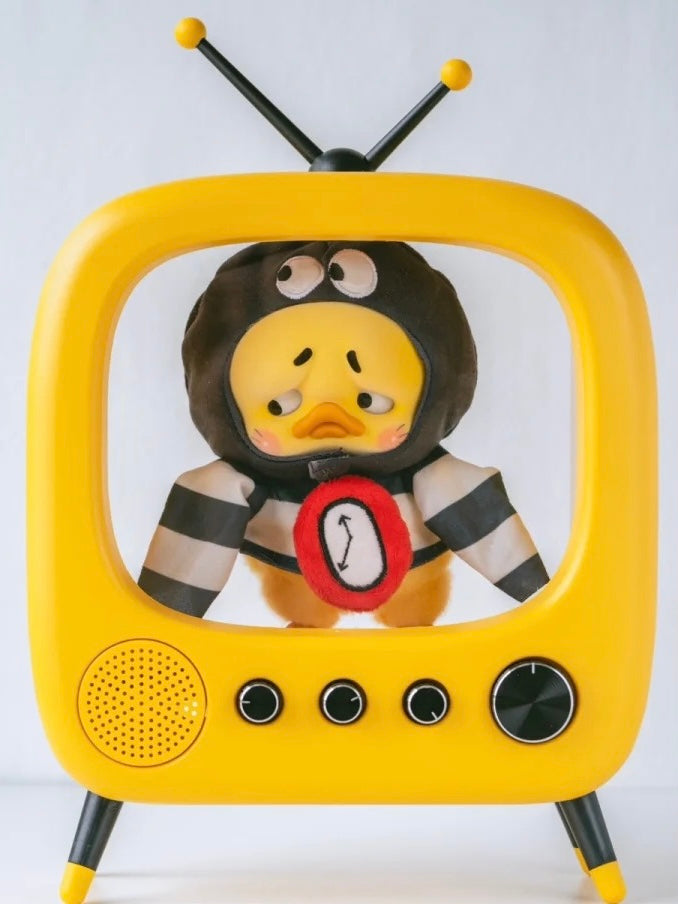 Mini Retro TV Figurine Display Box
