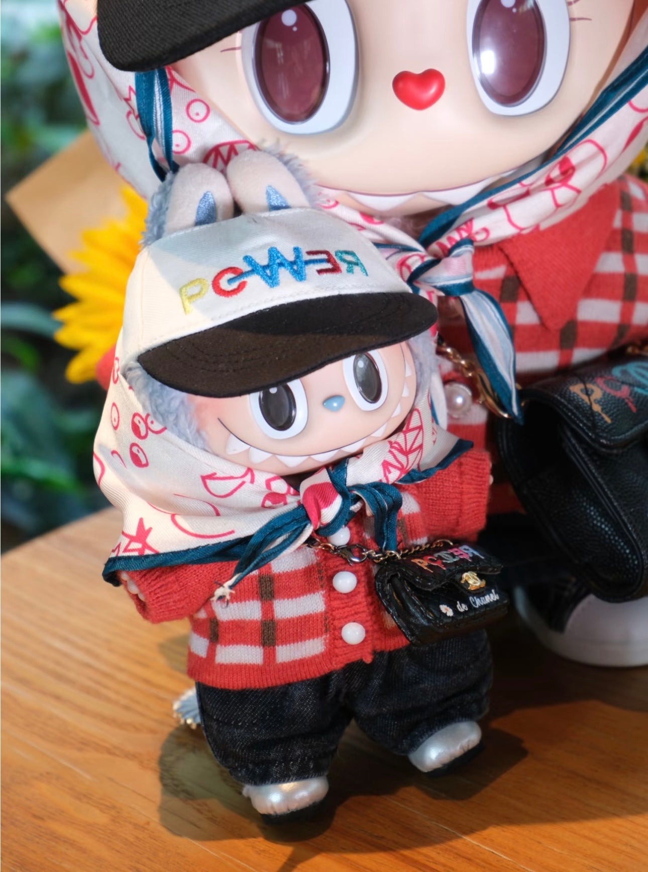 Labubu Outfit 38cm & 17cm —Power Knit Set