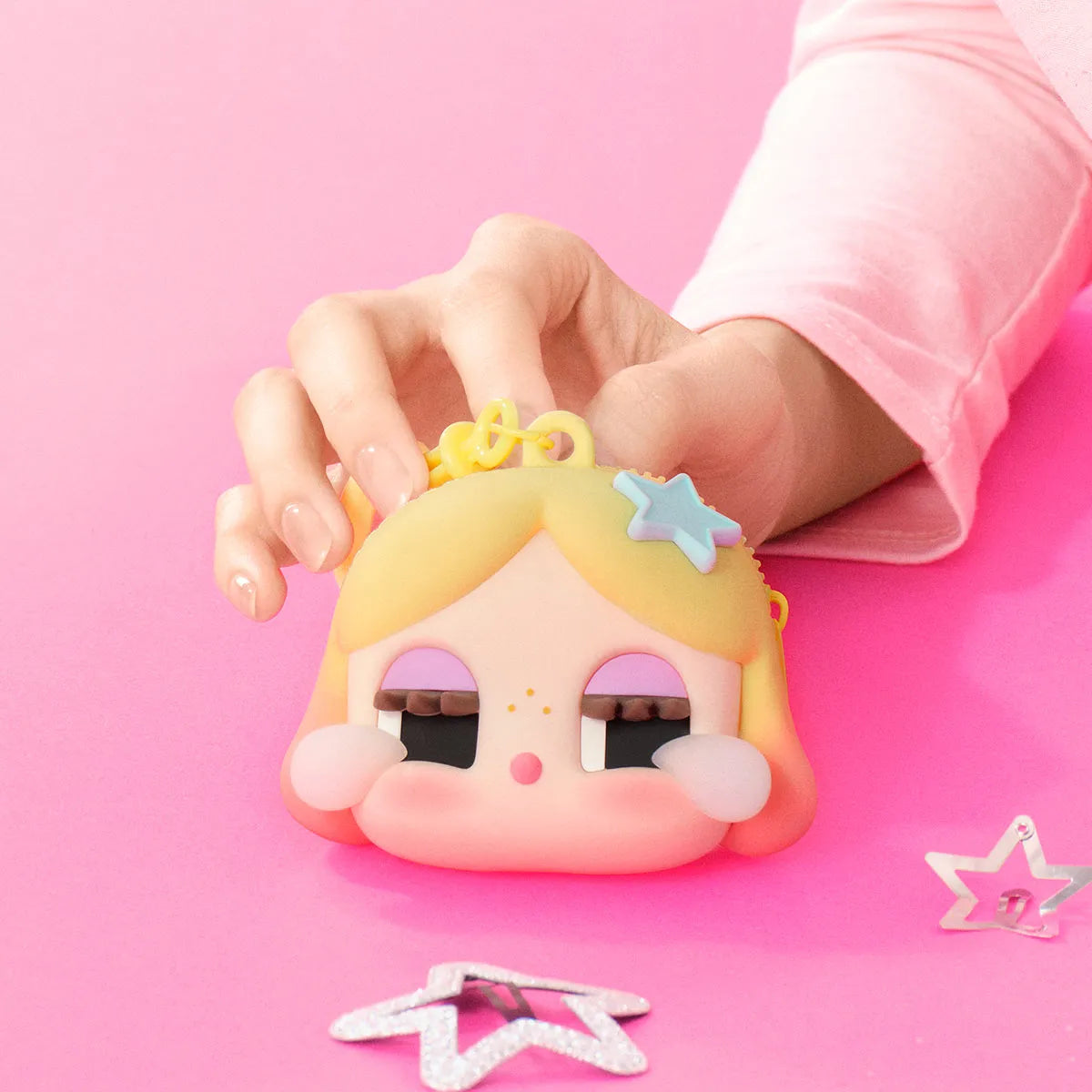 CRYBABY SHINY SHINY Series-Earphone Case Gold / Brown