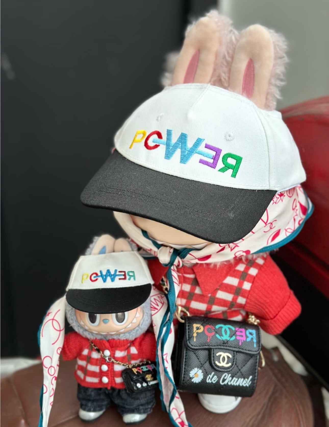 Labubu Outfit 38cm & 17cm —Power Knit Set