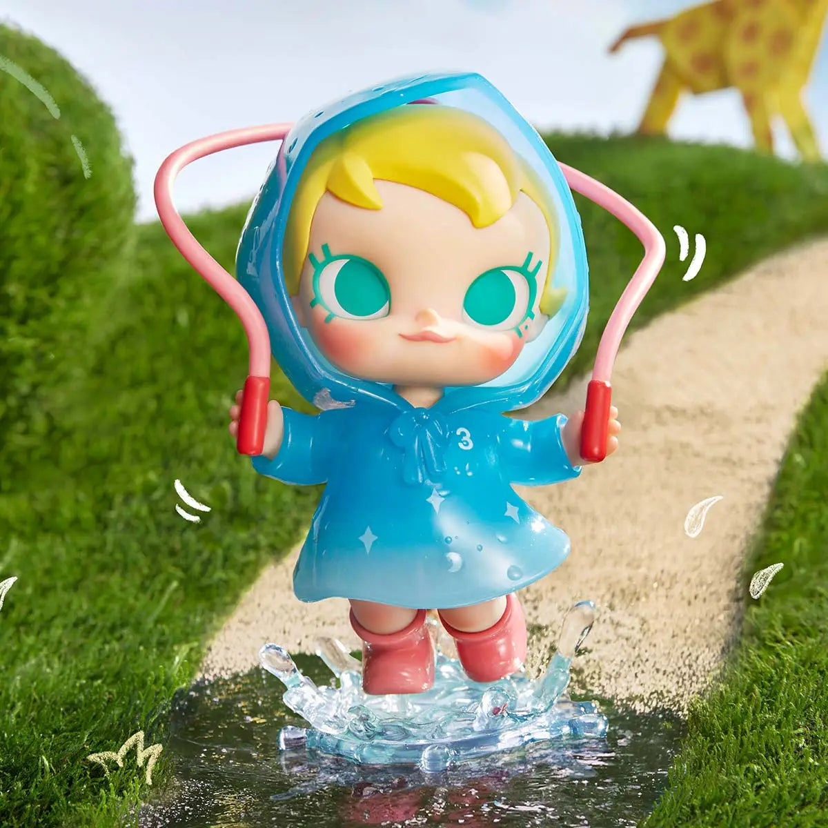 Popmart Baby Molly Funny Raining Day Figurine Set (2pc)