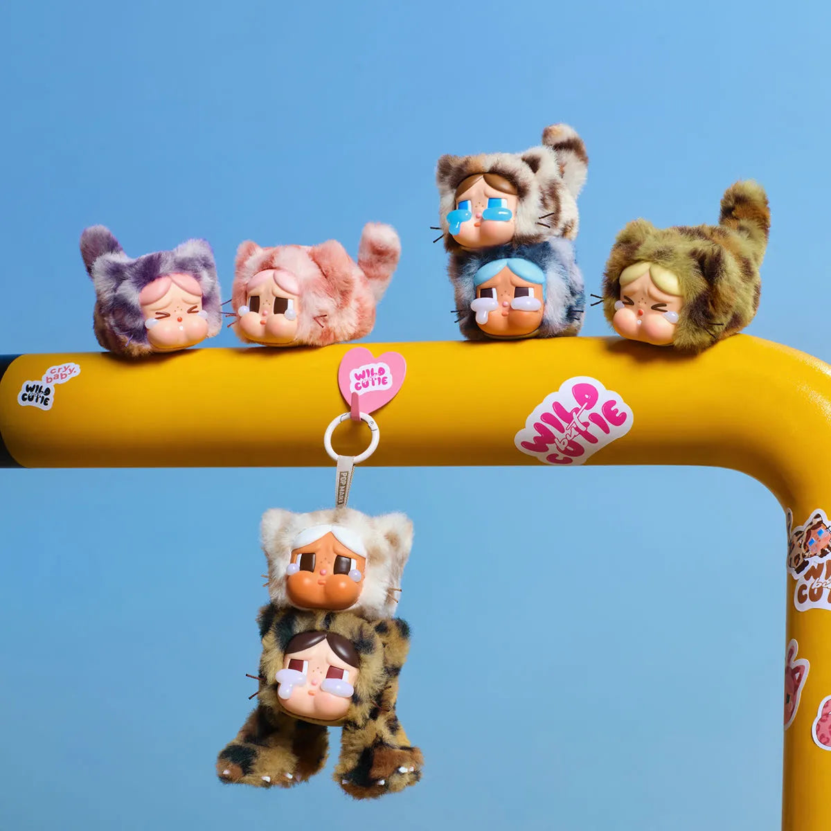 Popmart CRYBABY Wild but Cutie Series - Vinyl Plush Pendant Blind Box