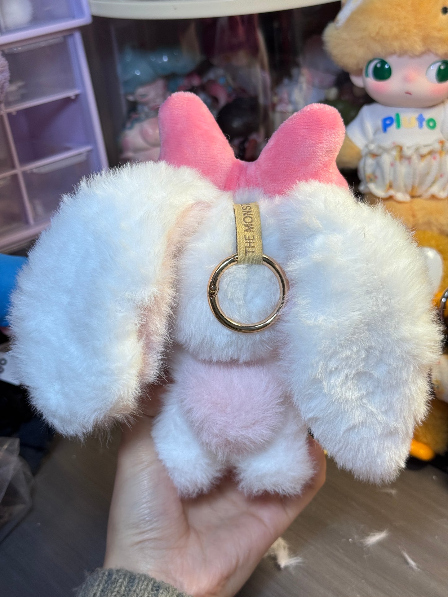 Custom Labubu - White Long Ear Bunny