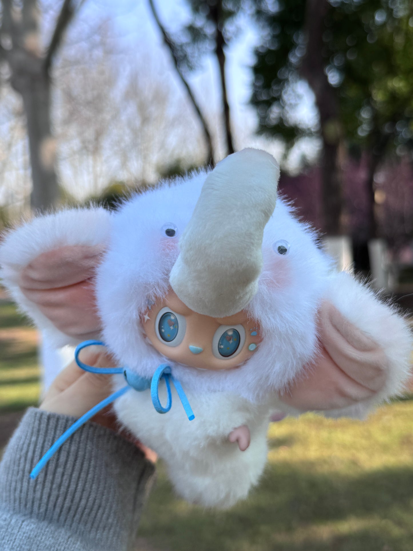 Custom Labubu - White Elephant