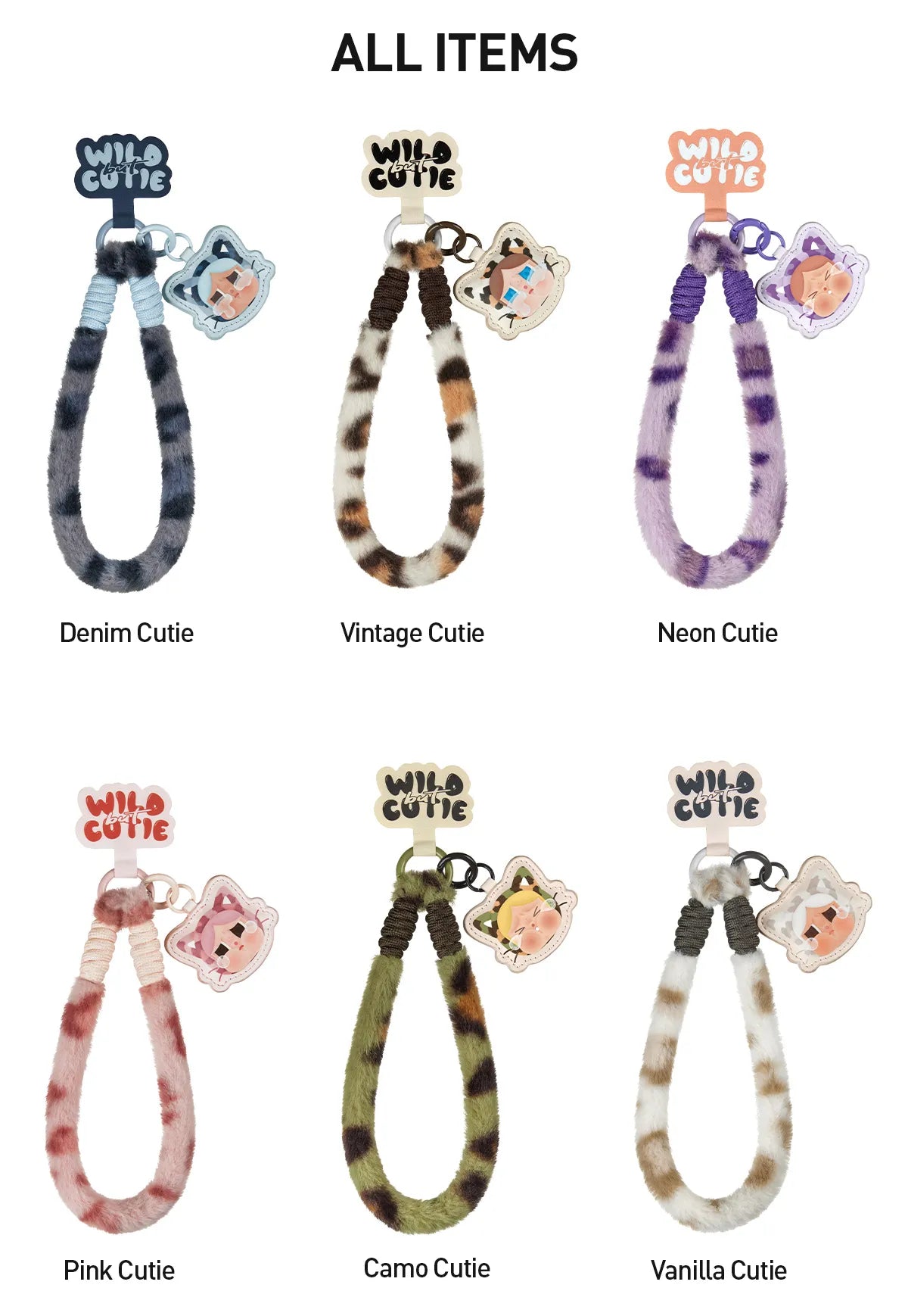 Popmart CRYBABY Wild but Cutie Series-Phone Charm Blind Box
