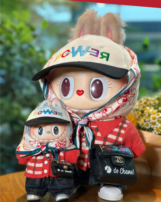Labubu Outfit 38cm & 17cm —Power Knit Set