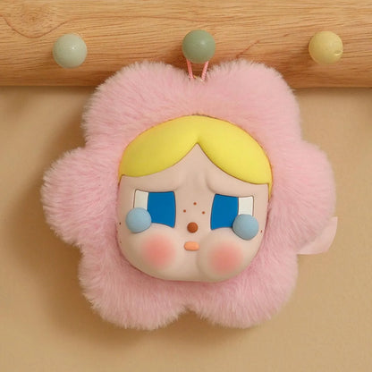 Popmart CRYBABY Sad Club Series-Silicone Plush Earphone Bag Keychain
