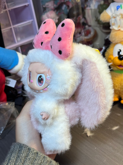 Custom Labubu - White Long Ear Bunny