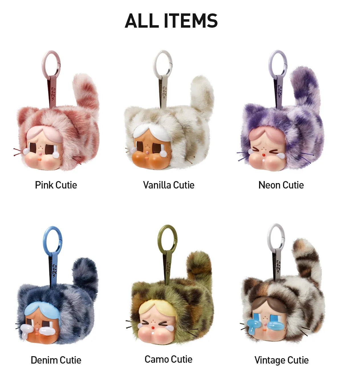Popmart CRYBABY Wild but Cutie Series - Vinyl Plush Pendant Blind Box