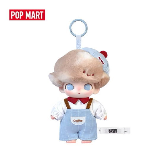 Popmart DIMOO Crush on Coffee Series-Vinyl Plush Blister Pack Keychain Pendant