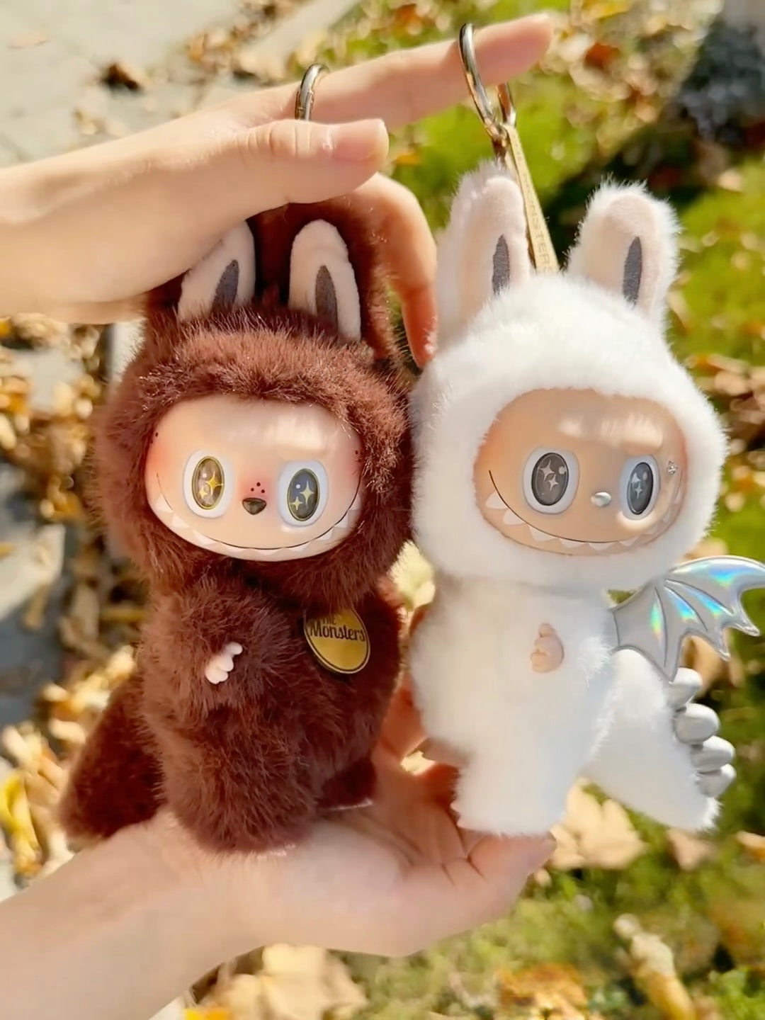 Custom Labubu — Mini Zimomo & Angel in Clouds