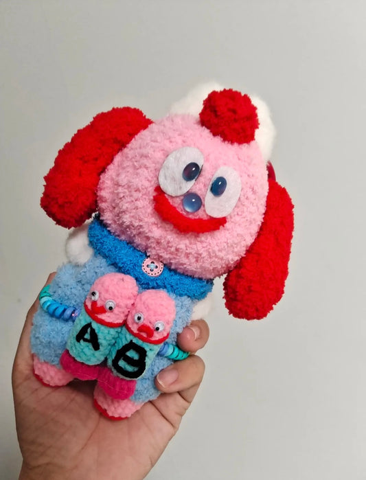 Labubu Handmade Outfit - Jon Burgerman Knit (Outfit Only)