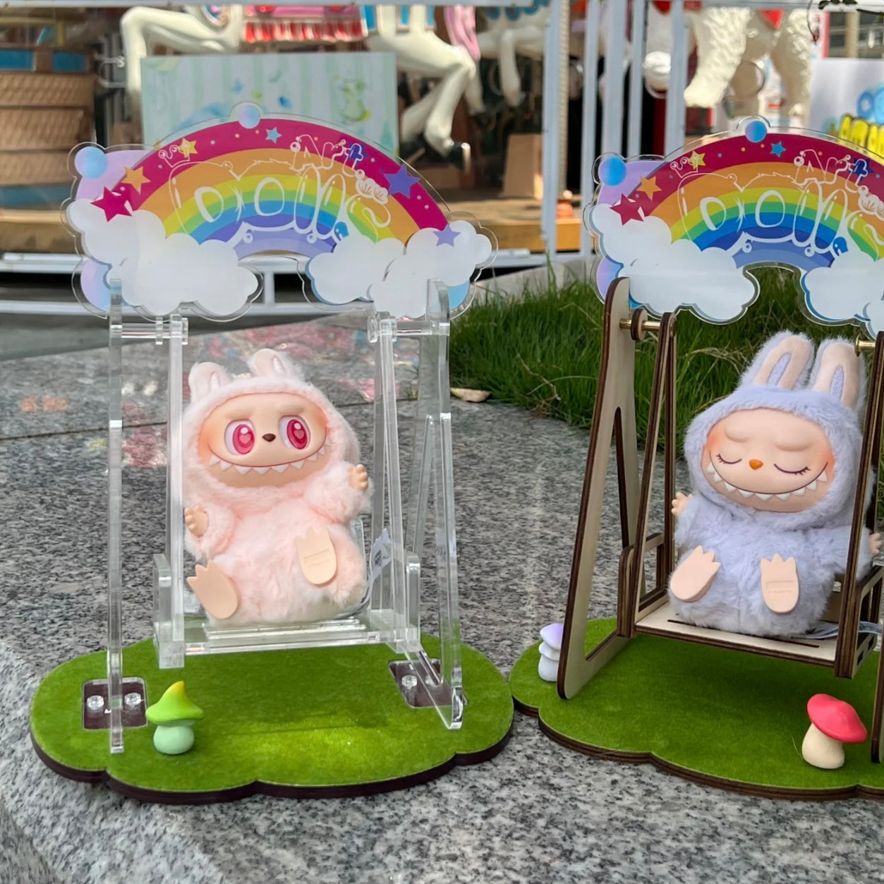 Labubu Have A Seat Acrylic Swing