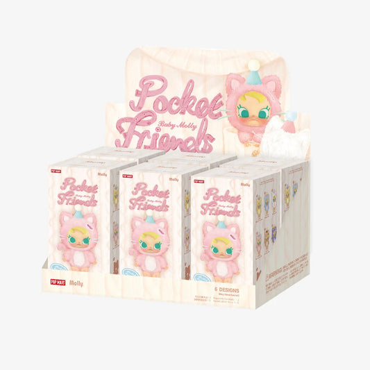 Popmart Baby Molly Pocket Friends Series-Vinyl Plush Pendant Blind Box