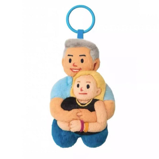 Viral CEO Cheating Couple Plush – Coldplay Meme Keychain